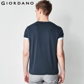 Giordano Men Graphic Tee Summer Funny Printed Tshirt Man 100% Cotton T Shirt For Men Slim Fit Short Sleeve Tops Male 1