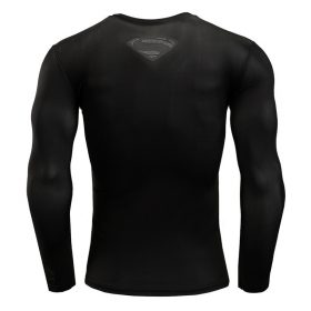 New MMA Fitness Compression Shirt Men Long Sleeve 3D Superman T-shirt Superhero Captain America Brand Clothing Marvel T shirt 2
