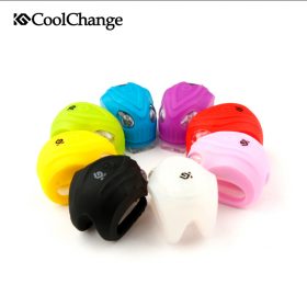 CoolChange ET LED Bike Lights Bicycle Safety Warning Lamps Cycling Front Rear Tail Helmet Red Lights without Lithium Battery