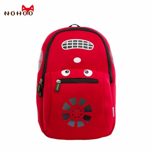 NOHOO Waterproof School Bags for Teenagers Car Pattern Fashion Children Backpack Large Capacity Kids Backpack School for Boy 1