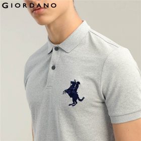 Giordano Men Polo Shirt Men Napoleon Embroidery Polo Homme Pattern Polo Camisa Shirt Masculina New Arrival Polo Shirts Male 3