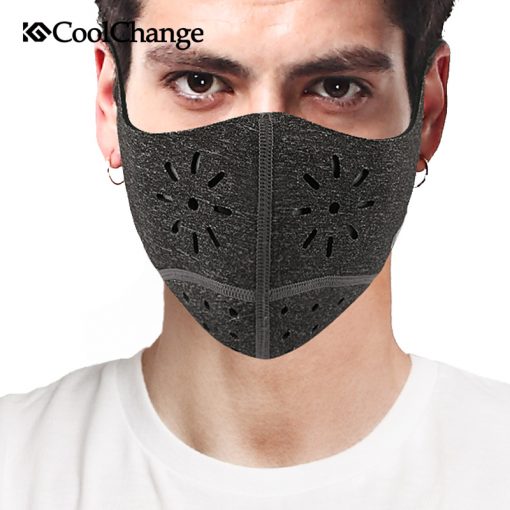 CoolChange Cycling Face Mask Cover Bike Anti-dust Breathable Mask PM 2.5 Protection Mouth-Muffle Soft Bicycle Training Mask 1