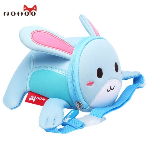 Nohoo 3D Waterproof Cartoon Kids Baby Bags Cute Animals Waist Bags for Toddler Casual Bags for Kidergarten Girls Boys           2
