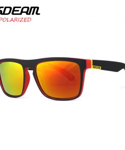 Highly Recommended KDEAM Mirror Polarized Sunglasses Men Square Sport Sun Glasses Women UV gafas de sol With Peanut Case KD156 1