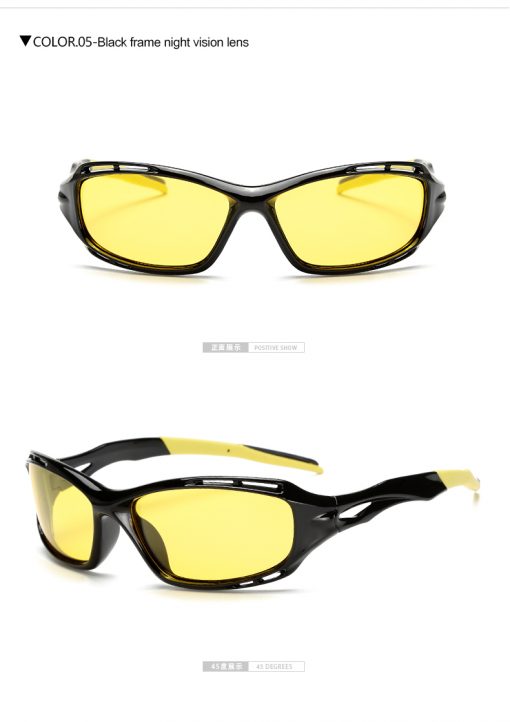 LongKeeper Hot Sale Night Driving glasses Anti Glare Glasses For Safety Driving Sunglasses Yellow Lens Night Vision Goggles 1004 1