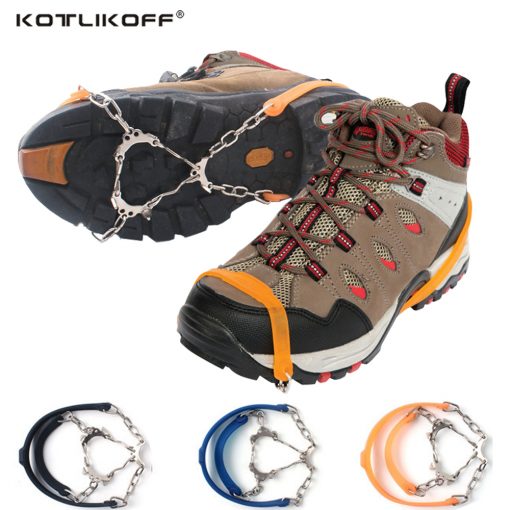 Universal 6 Studs Anti-Skid Snow Ice Gripper Shoes Spike Grip Cleats Winter Outdoor Non-slip Ice Gripper Cover Crampons