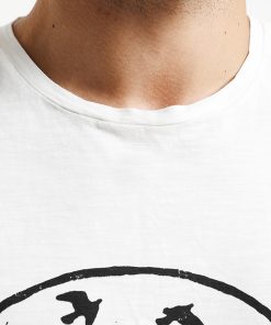 SIMWOOD 2018 T Shirt Men Originality Design light Bulb Environmental protection Tops 100% Pure Cotton O neck Slim Fit TD017016 1