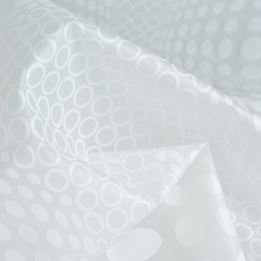 GIANTEX White Ball Pattern PEVA Bathroom Waterproof Shower Curtains With Plastic Hooks U1096 3