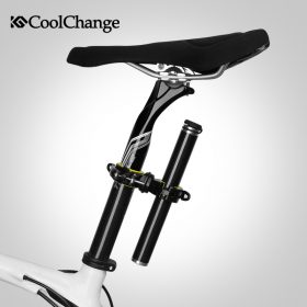 CoolChange Bike Cycling 360 Rotating Light Double Holder LED Front Flashlight Lamp Pump Handlebar Holder Bicycle Accessories 5