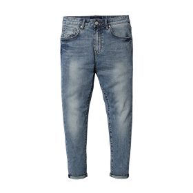 SIMWOOD 2018 Spring  Summer New Dark Wash Ankle-Length Jeans Men Slim Fit Vintage Basic Blue High Quality Brand Clothing 180057 5