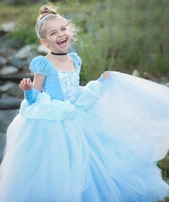 Brand Cinderella Dress for Girls Party Pageant Dress up Kids Cosplay Costume Children Cinderella Princess Dress Cartoon Clothes