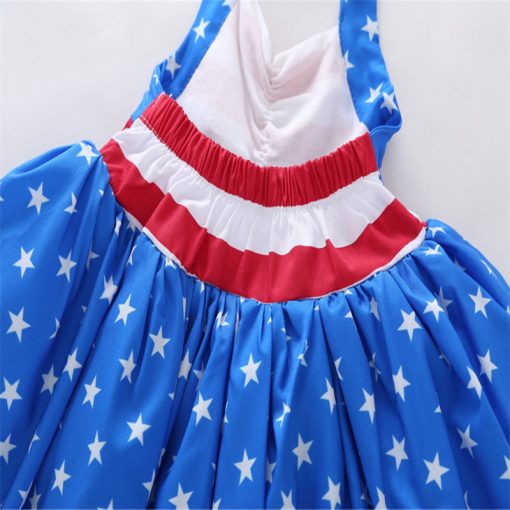 COSPOT 4th July Dresses Baby Girl Clothes Girl Summer Independence Day Dress Fourth of July Girls Clothes Dress 2018 New E43 4