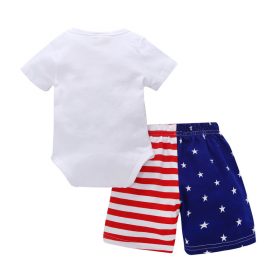 COSPOT 4th July Clothing Set Baby Girl Boy Clothes Independence Day Clothing Set Romper+Shorts Fourth of July Baby Clothes E42 2