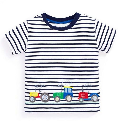 Boys Tops Summer 2018 Brand Children T shirts Boys Clothes Kids Tee Shirt Fille 100% Cotton Character Print Baby Boy Clothing 2