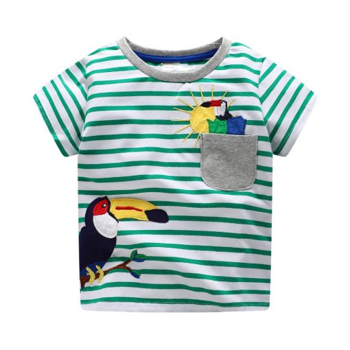 Boys Tops Summer 2018 Brand Children T shirts Boys Clothes Kids Tee Shirt Fille 100% Cotton Character Print Baby Boy Clothing 3