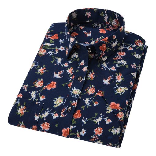 DAVYDAISY Hot Sale 2018 Summer Men Shirt Short Sleeved Fashion Floral Printing Male Shirts Brand Clothing Casual Shirt Man DS116 1