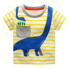 Boys Tops Summer 2018 Brand Children T shirts Boys Clothes Kids Tee Shirt Fille 100% Cotton Character Print Baby Boy Clothing 4