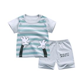 Cartoon Baby Boy Clothing Set Summer 2018 New Style Infant Clothes Baby Girls Clothing Cotton Short آستین Baby Boy Clothes 3
