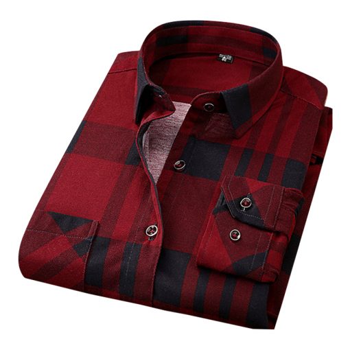 DAVYDAISY New Arrival Men Shirt Long Sleeved Assorted Classical Plaid Male Shirts Brand Clothing Casual Shirt Man DS011 2