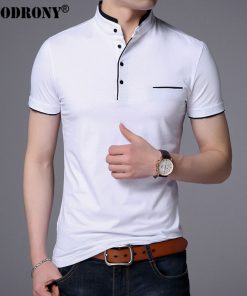 COODRONY Mandarin Collar Short Sleeve Tee Shirt Men 2017 Spring Summer New Top Men Brand Clothing Slim Fit Cotton T-Shirts S7645