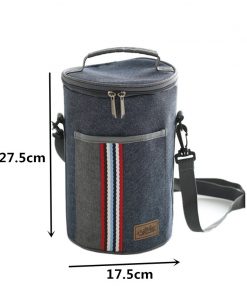 Oxford Thermal Shoulder Lunch Bag Tote Women Kid's Portable Insulated Cooler Thermo Bag Leisure Accessory Supply Products Stuff 1