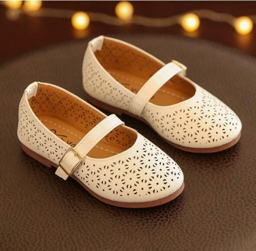 2018 PU leather New style kids girl Princess shoes girl baby moccasins Children ballet dance shoes hot sale mary jane shoes 4