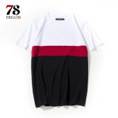 2018 Brand New Men's Clothing patchwork long t shirt Hip hop StreetWear t-shirt Extra Long Length Tee Tops long line tshirt