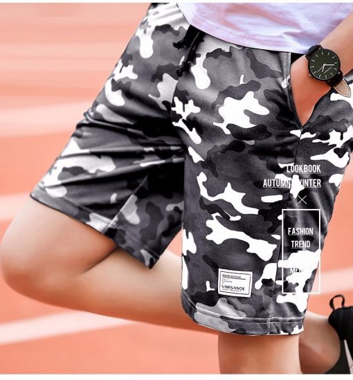 4 color Camouflage Men Sporting Beaching Shorts Trousers Cotton Bodybuilding Sweatpants Fitness Short Jogger Casual Gyms Men 3