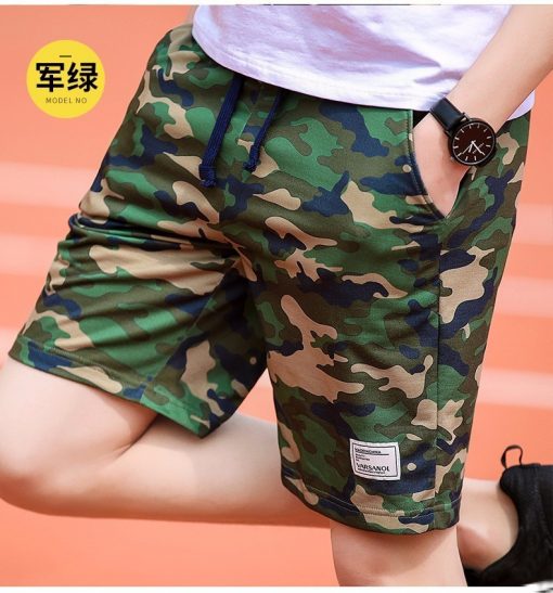 4 color Camouflage Men Sporting Beaching Shorts Trousers Cotton Bodybuilding Sweatpants Fitness Short Jogger Casual Gyms Men 2