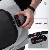 KAKA Fashion Function Men Backpack for Laptop Bag 15.6" Large Capacity USB Recharging Computer Anti theft Backpack Male Mochila 3