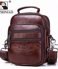 FUZHINIAO Brands Handbags Flap Genuine Leather Shoulder Bags Vintage Style Male Small 2018 Promotion Designers Messenger Bag 1