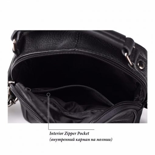 FUZHINIAO Genuine Leather Men Messenger Bag Hot Sale Male Small Man Fashion Crossbody Shoulder Bags Men's Travel New Handbags 4