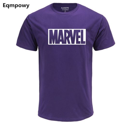 Eqmpowy 2017 New Fashion MARVEL t-Shirt men cotton short sleeves Casual male tshirt marvel t shirts men tops tees Free shipping 5