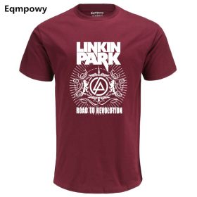Eqmpowy 2018 Summer Fashion Brand Men T Shirt Lincoln LINKIN Park T-Shirt 100% Cotton Linkin Clothes Short Tops Tees 2