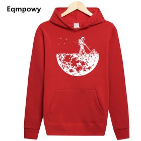 Men Creative Design fleece hoodies brand tracksuits Develop The Moon hoody 2017 autumn winter harajuku sweatshirts man pullovers 1