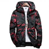2018 Spring Autumn Mens Casual Camouflage Hoodie Jacket Men Waterproof Clothes Men'S Windbreaker Coat Male Outwear Plus Size 4XL 3