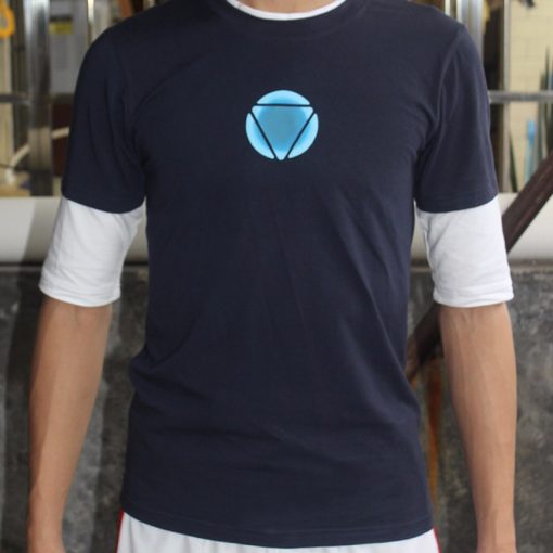 HIPFANDI Men Marvel Emitting Luminous Exclusive design100%Cotton short Sleeve t-shirt Iron Man Tshirt Homme Superhero T shirts 1