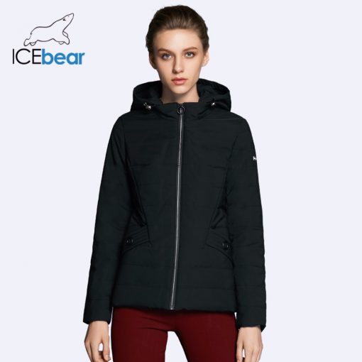 ICEbear 2018 new autumn women cotton padded high-quality thermal short paragraph Slim women's jacket fall woman jacket GWC18126D