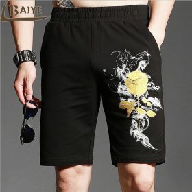 TBAIYE Men's Fashion Clothing Product Summer Shorts Leisure Cotton Beach Shorts Men Brand 2017 Knee Length 12Kinds Of Style 4