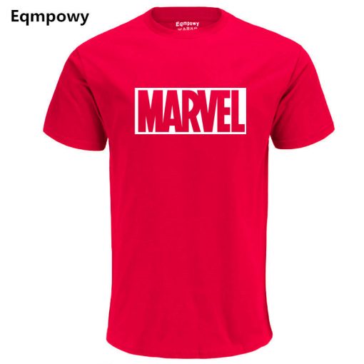 Eqmpowy 2017 New Fashion MARVEL t-Shirt men cotton short sleeves Casual male tshirt marvel t shirts men tops tees Free shipping 2