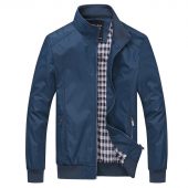 Plus Size 6XL 2018 Autumn Men Jacket Male Overcoat Casual Solid Jacket Slim Fit Stand Collar Zipper Men Jackets Coat 2