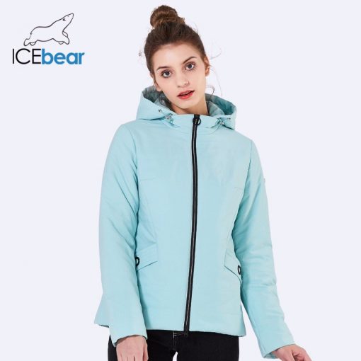 ICEbear 2018 new autumn women cotton padded high-quality thermal short paragraph Slim women's jacket fall woman jacket GWC18126D 3