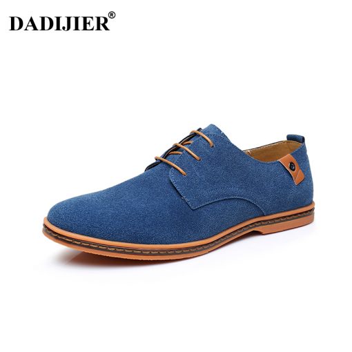 DADIJIER Men Boots 2018 New Fashion Suede Leather shoes Men Casual shoes oxfords for Spring Summer Winter Sneakers Dropshipping