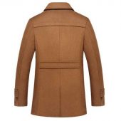 2018 Trench Coat Men Winter Thick Windbreaker Long Woolen Overcoat  Masculino Palto Casaco Jaket Mens 4XL Trench Wool Jackets 1
