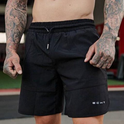 2018 New Men Gyms Fitness Loose Shorts Crossfit Bodybuilding Joggers Summer Cool Short Pants Male Casual Beach Brand Sweatpants 3