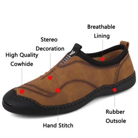 JUNJARM 2018 Spring Handmade Men Casual Shoes Brand Men Loafers Breathable Microfiber Men Flats High Quality Slip-on Men Shoes 2