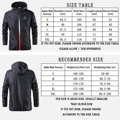 2018 New Spring Summer Mens Fashion Outerwear Windbreaker Men' S Thin Jackets Hooded Casual Sporting Coat Big Size 5
