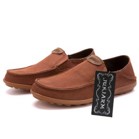 JUNJARM Men Casual Shoes 2018 Fashion Men Loafers Moccasins Slip On Men's Flats Loafers Male Footwear Big Size 38-47 3