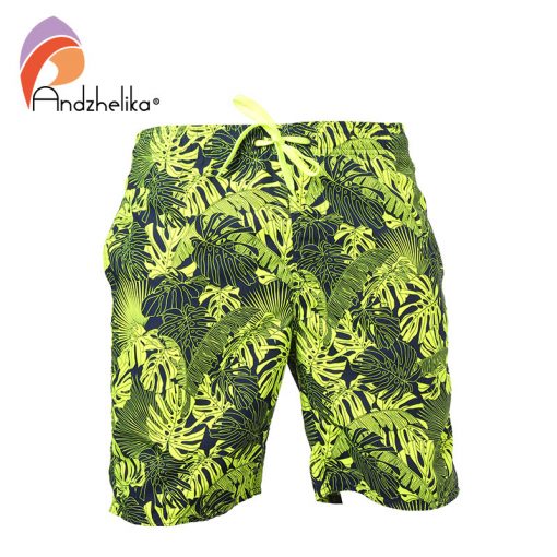 Andzhelika Swimwear Men Swim Shorts Swimming Print Trunks Surf Beach Sport home Suit Men Trunks Swimsuit AK3717