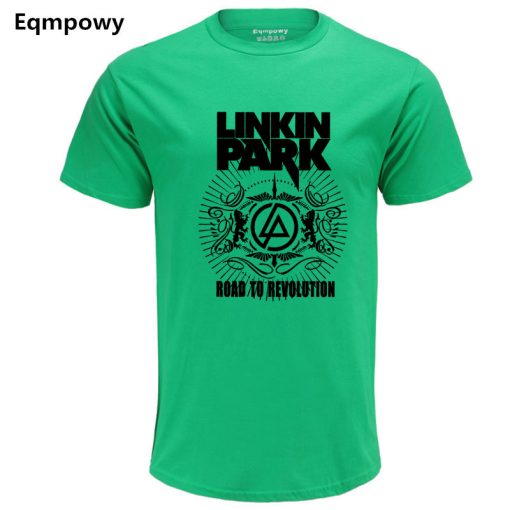 Eqmpowy 2018 Summer Fashion Brand Men T Shirt Lincoln LINKIN Park T-Shirt 100% Cotton Linkin Clothes Short Tops Tees 3